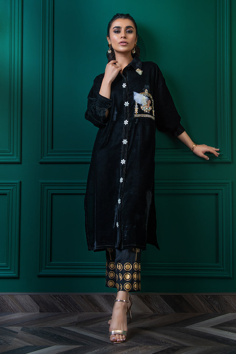 Wardha Saleem | Velvets Winter Fall 24 |  Hans Raj - Ladies Clothes 