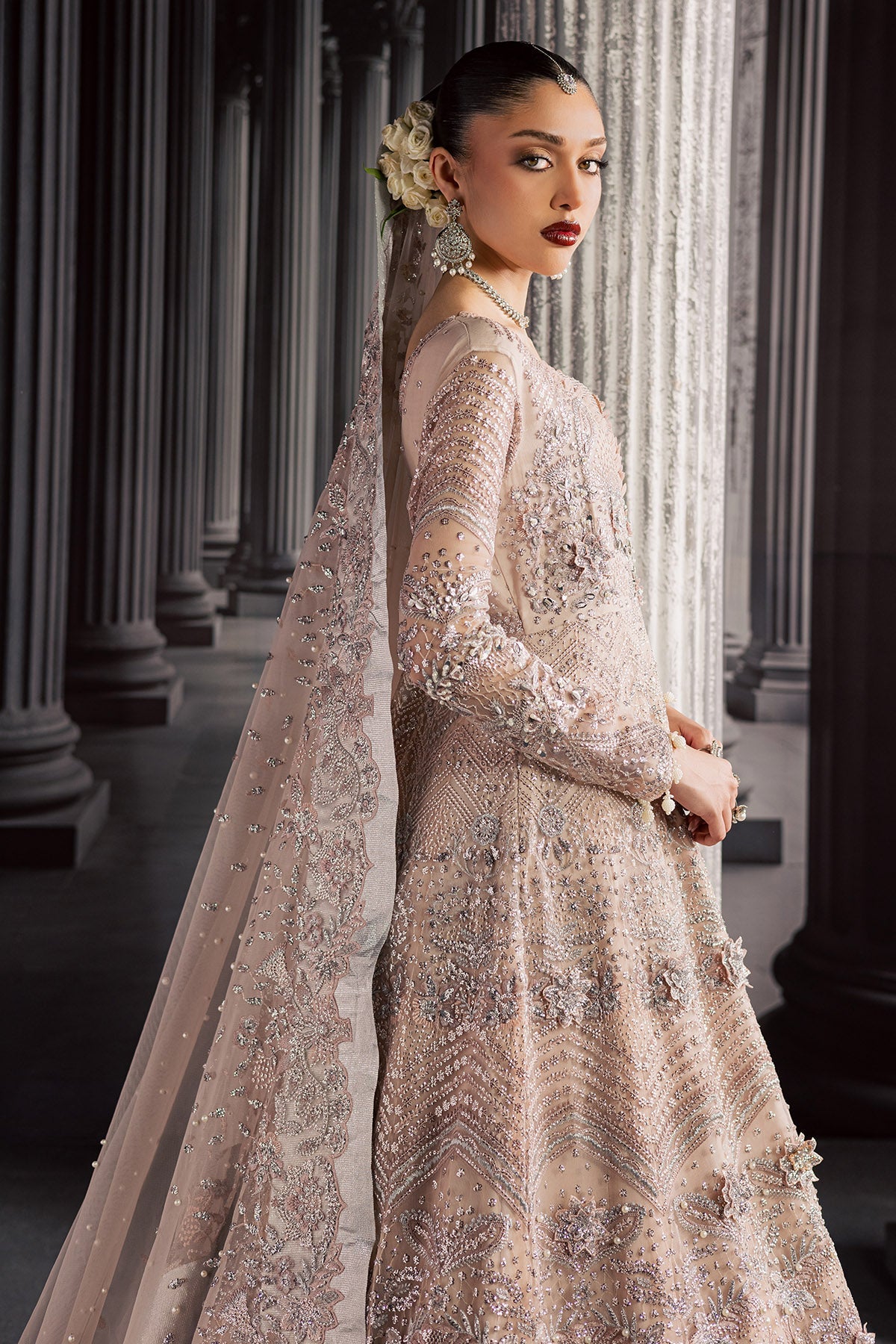 Nureh | Muse Formal | NFM-04 - Formal Dress - available at Maria Faisal in UK and USA.