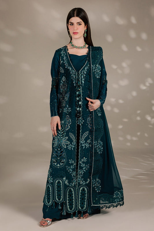 Nureh | The Silk 26 | S-33 - Luxury Dress - available at Maria Faisal in UK and USA.