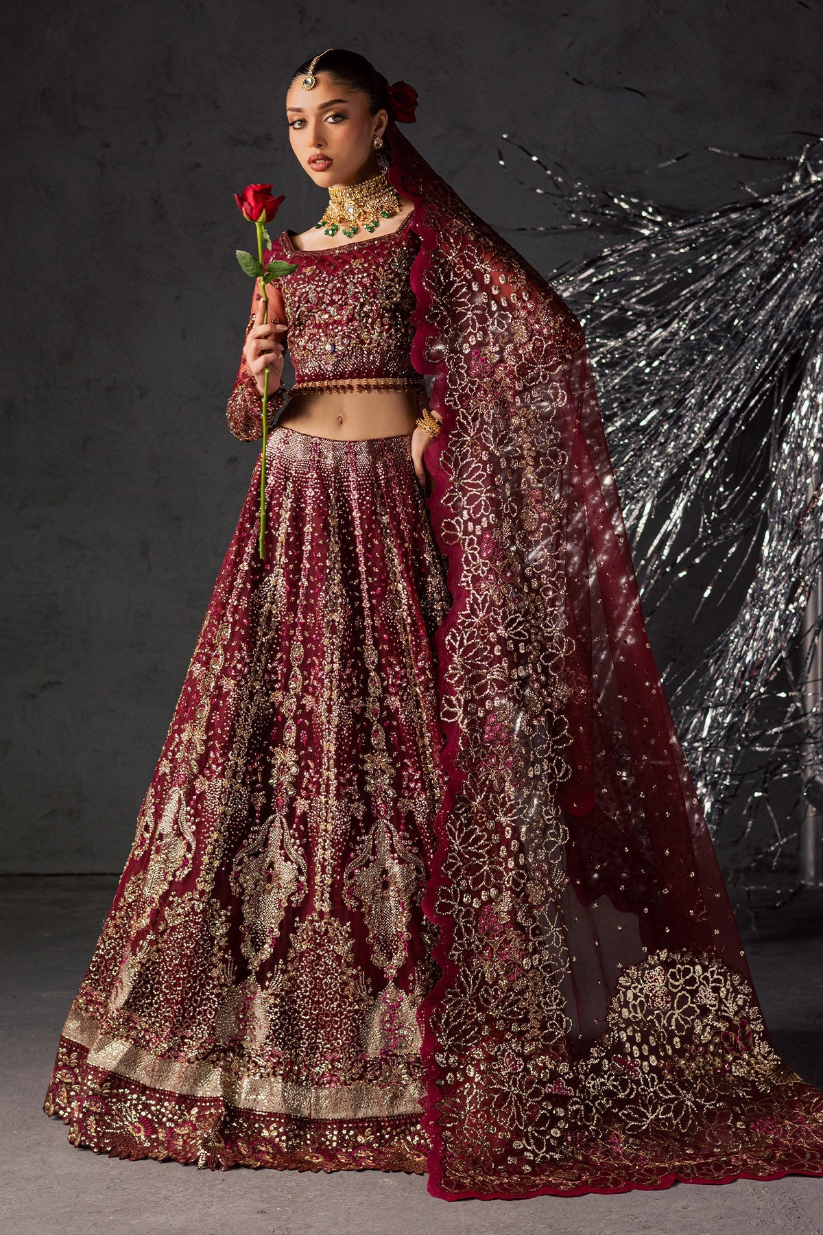Nureh | Muse Formal | NFM-02 - Formal Dress - available at Maria Faisal in UK and USA.