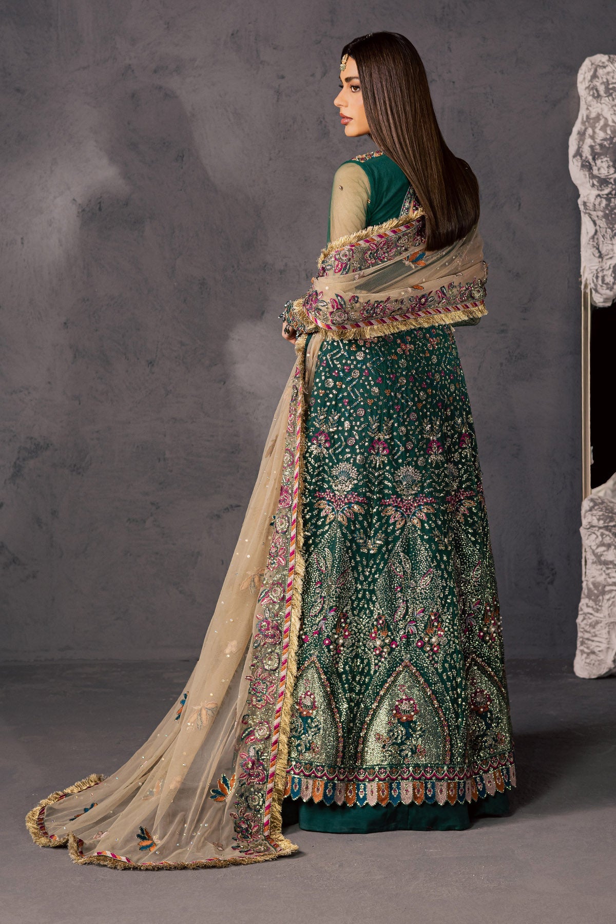 Nureh | Muse Formal | NFM-01 - Formal Dress - available at Maria Faisal in UK and USA.