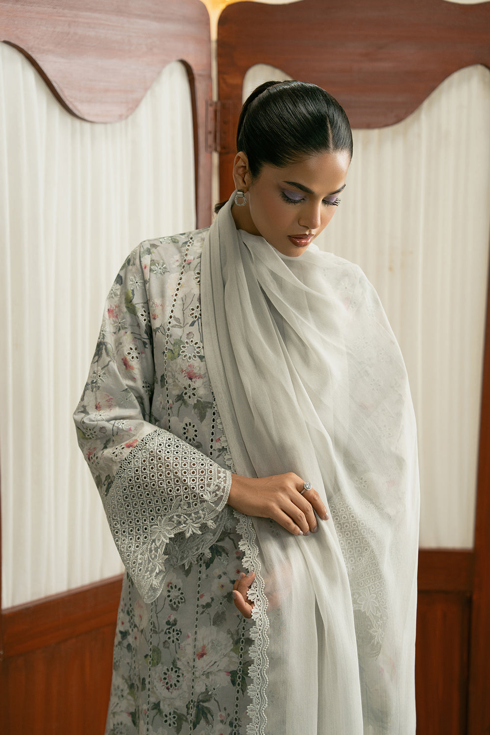 Ayzel | Zephyr Core Collection | Duha - Casual Dress - available at Maria Faisal in UK and USA.