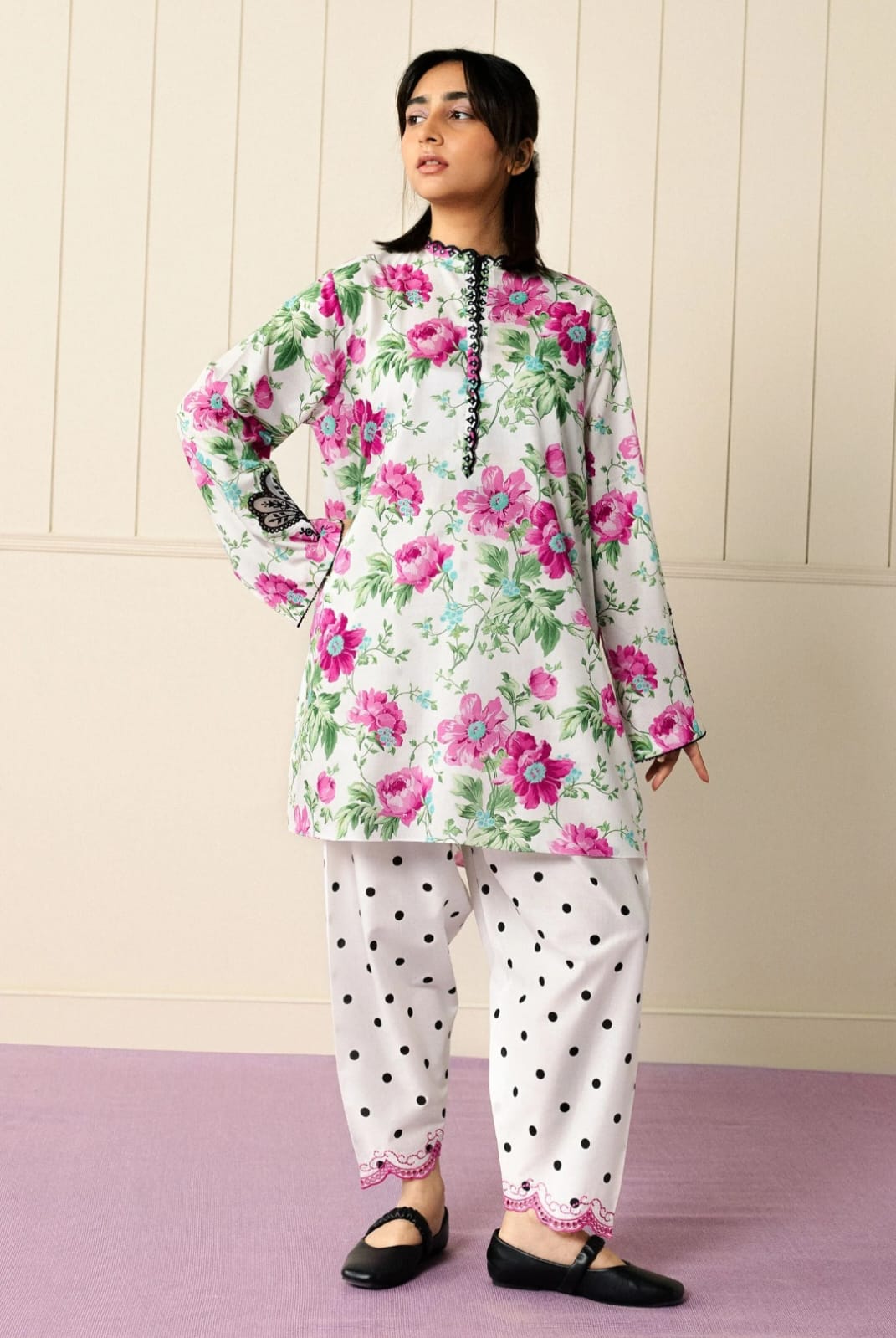 Zara Shahjahan | Love Coco and Friends | Soft Girl Era - Casual Dress - available at Maria Faisal in UK and USA.