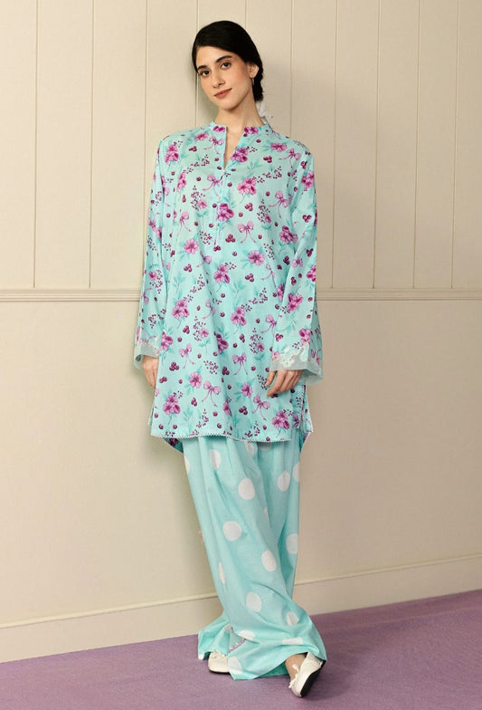 Zara Shahjahan | Love Coco and Friends |Pixel Pop - Casual Dress - available at Maria Faisal in UK and USA.