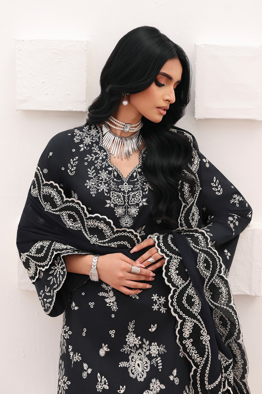 Charizma | Festive Edit | CNP-6-236 - Luxury Dress - available at Maria Faisal in UK and USA.