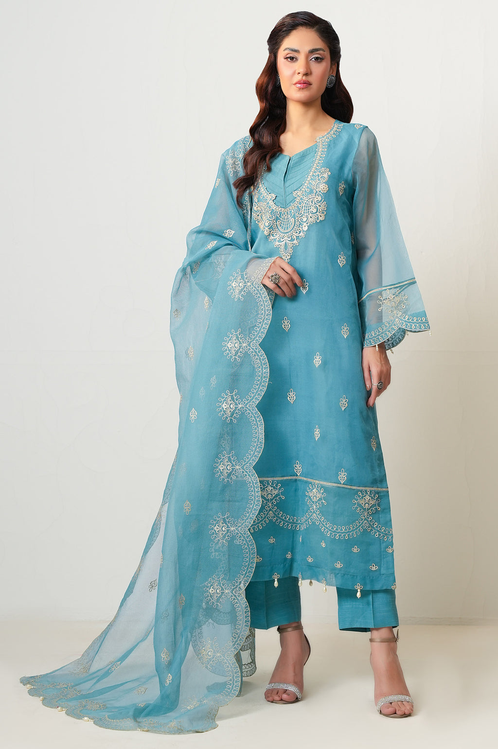 Zeen | Azalea Collection | WOM34137 - Ladies Clothes - Maria Faisal
