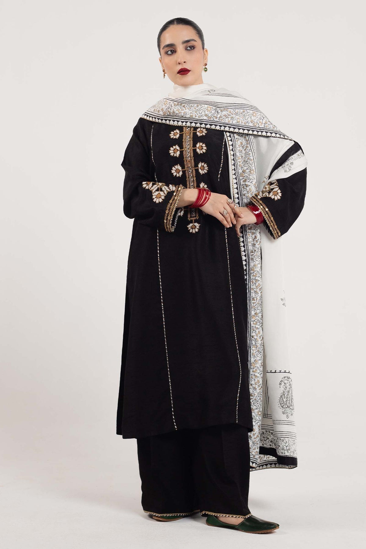 Zara Shahjahan | Handcrafted Suits | ZHC-048 - Ladies Clothes - Maria Faisal