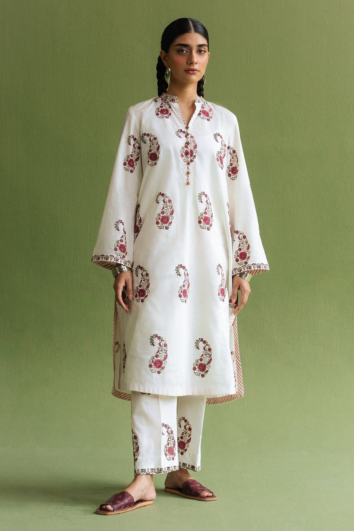 Zara Shahjahan | Handcrafted Suits | ZHC-055 - Ladies Clothes - Maria Faisal