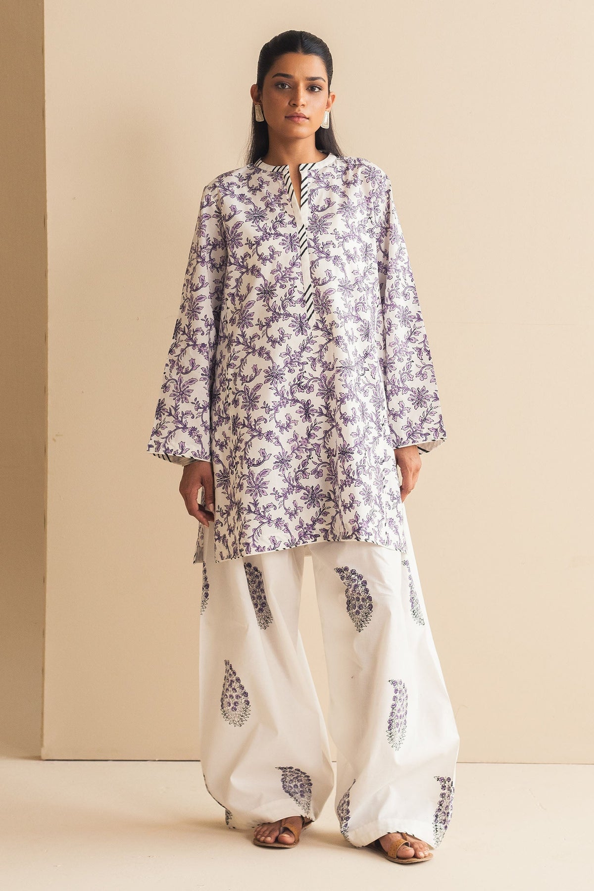 Zara Shahjahan | Handcrafted Suits | ZHC-059 - Ladies Clothes - Maria Faisal