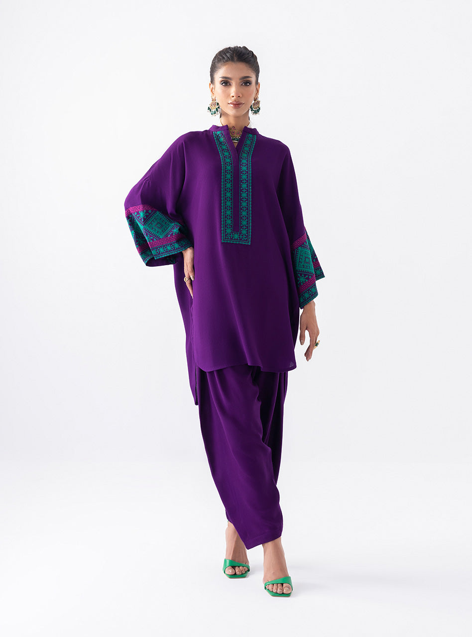 Zainab Chottani | Aara Casual Pret |  Blushing Plum - Ladies Clothes 
