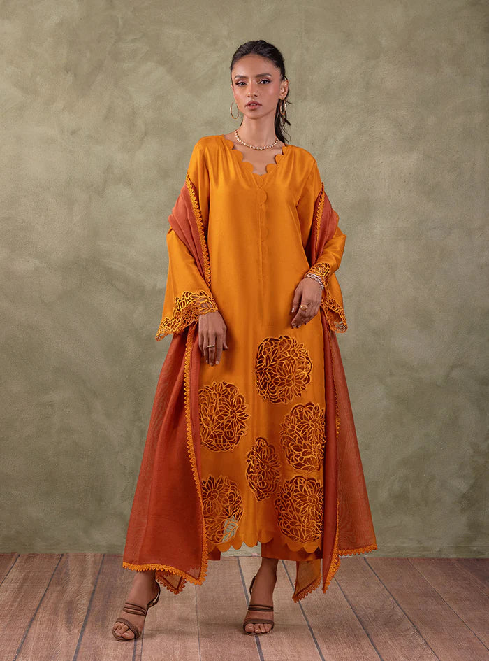 Zainab Chottani | Eid Edit 24 | Burning Amber - Ladies Clothes - Maria Faisal