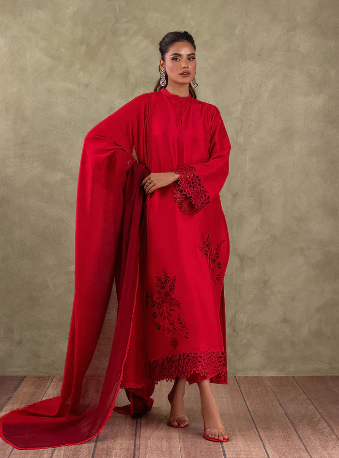 Zainab Chottani | Eid Edit 24 | Scarlet Rose - Wedding Dress - Maria Faisal