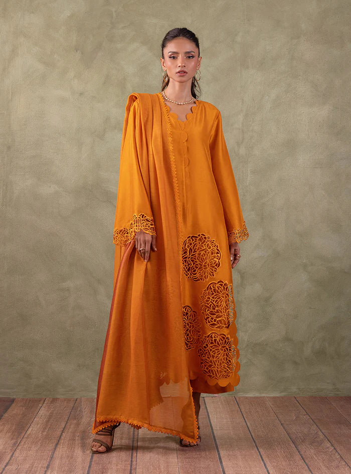 Zainab Chottani | Eid Edit 24 | Burning Amber - Ladies Clothes - Maria Faisal