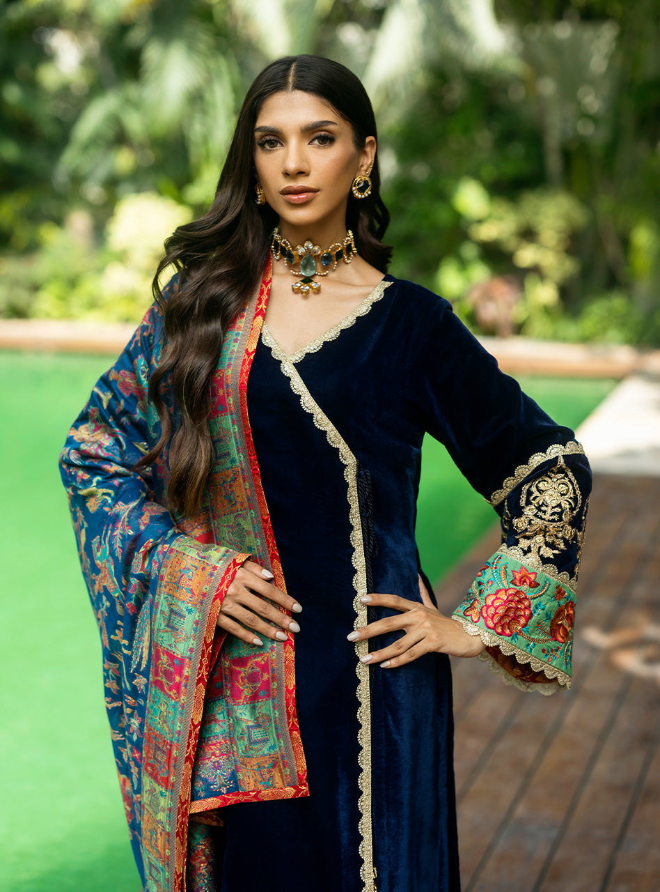 Zainab Chottani | Makhmal Luxe Pret | Farrin - Ladies Clothes - Maria Faisal