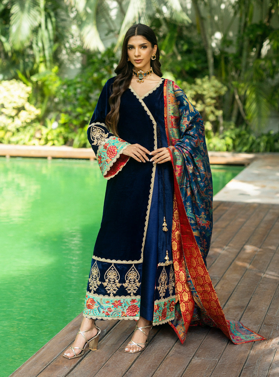 Zainab Chottani | Makhmal Luxe Pret | Farrin - Ladies Clothes - Maria Faisal