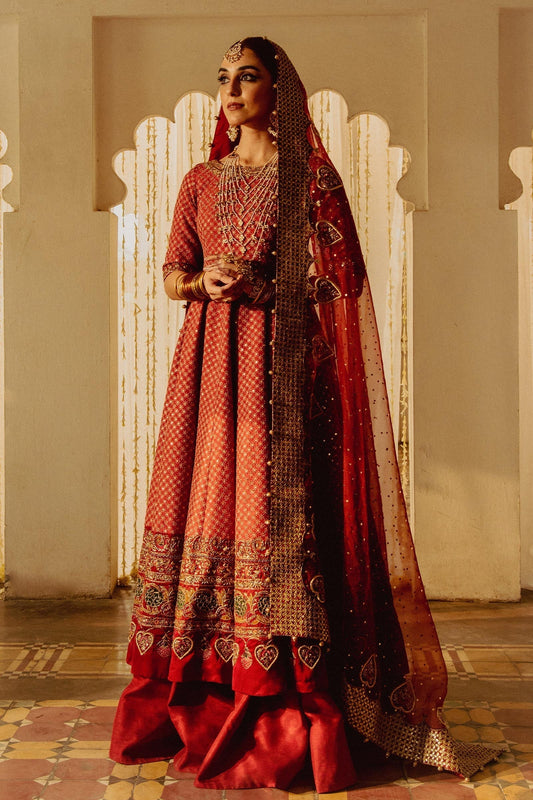 Zara Shahjahan | Bridal 2024 | KEHKASHAAN - Designer Dress with Intricate embroidery and embellishments. Shop elegent wedding dress at Maria Faisal.