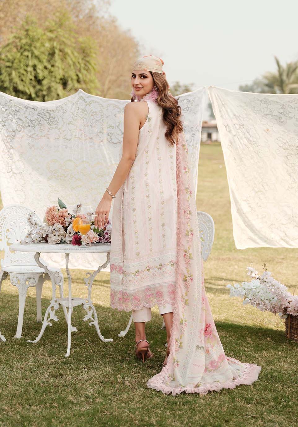 Zarqash | Luxe Lawn 24 | ZQ 5 - Ladies Clothes - Maria Faisal