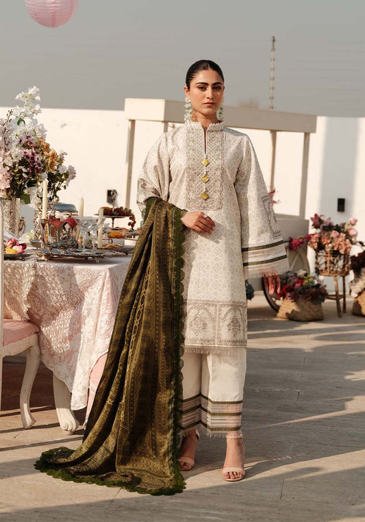 Zarqash | Luxe Lawn 24 | ZQ 9 - Ladies Clothes - Maria Faisal