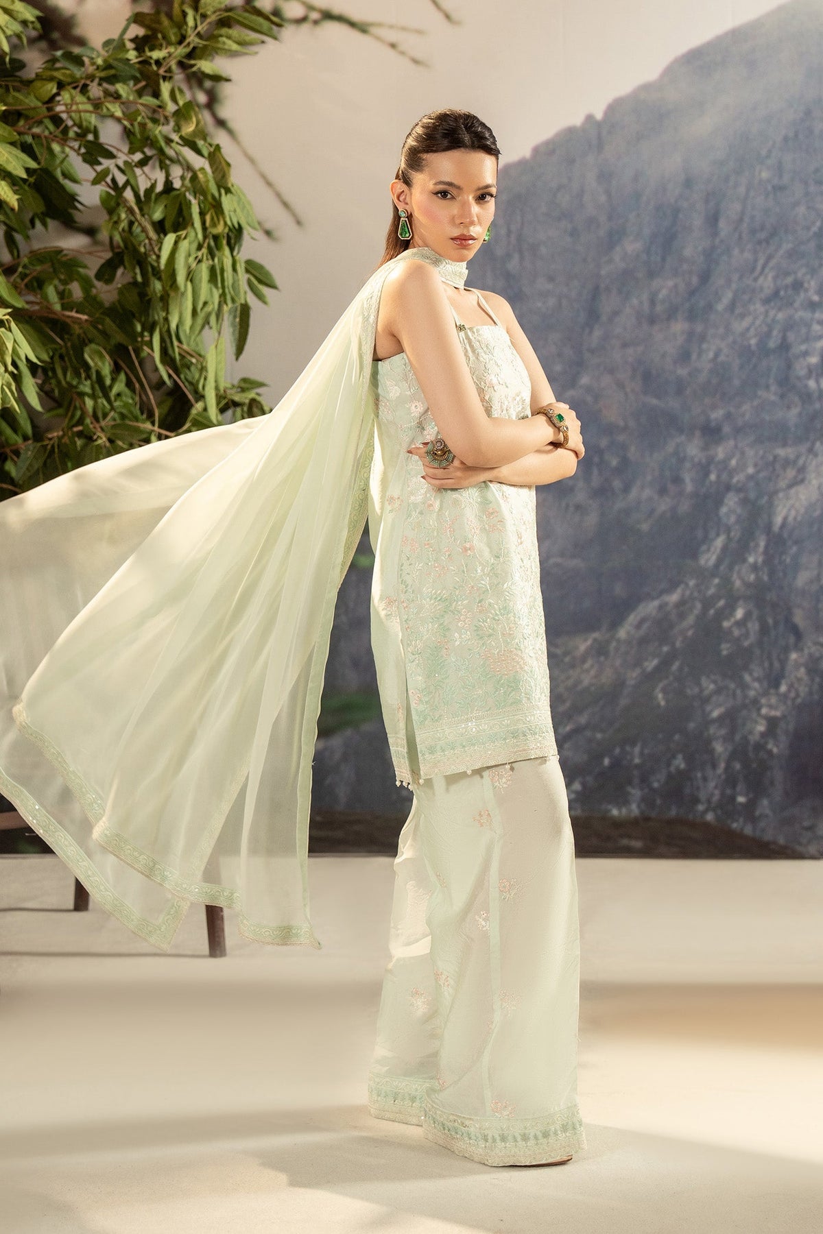 Erum Khan | Zeba Pret | KAHVEYA - Luxury Dress - available at Maria Faisal in UK and USA.