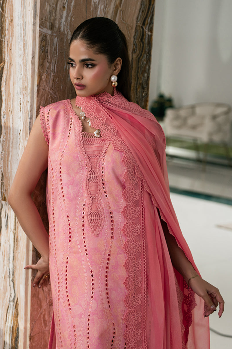 Rangrasiya | Carnation Eid Edit 26 | Zoey - Luxury Dress - available at Maria Faisal in UK and USA.