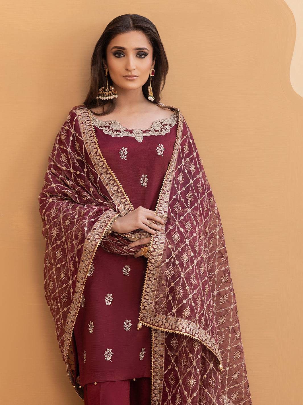 Hem Stitch | Raw Silk Edit 25 | Zurina by Maria Faisal - Registered Vendor of : Hemstitch - type : Ladies Clothes - 100% original wedding dresses