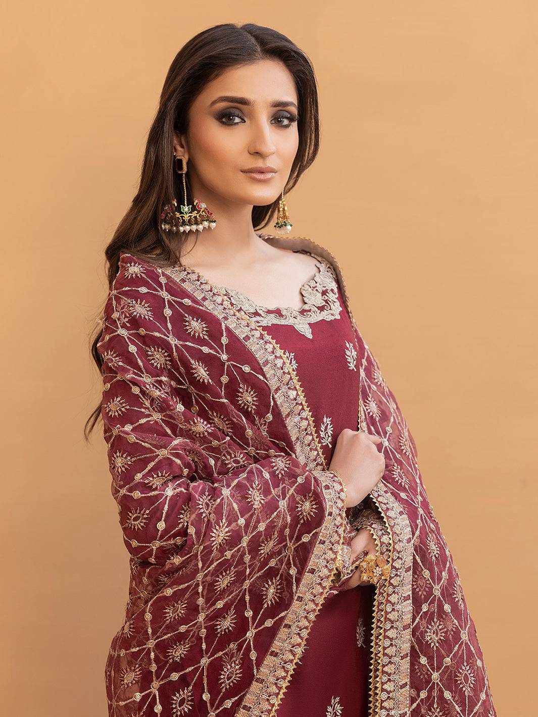 Hem Stitch | Raw Silk Edit 25 | Zurina by Maria Faisal - Registered Vendor of : Hemstitch - type : Ladies Clothes - 100% original wedding dresses