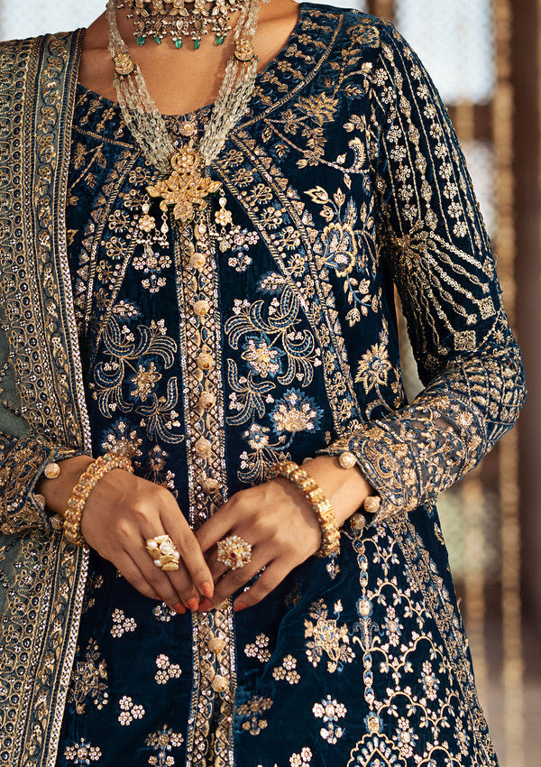 Aik Atelier | Dastoor Velvet 24 | DASTOOR - LOOK 05 - Ladies Clothes - Maria Faisal