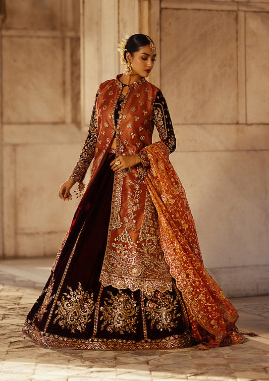 Aik Atelier | Dastoor Velvet 24 | DASTOOR - LOOK 06 - Ladies Clothes - Maria Faisal