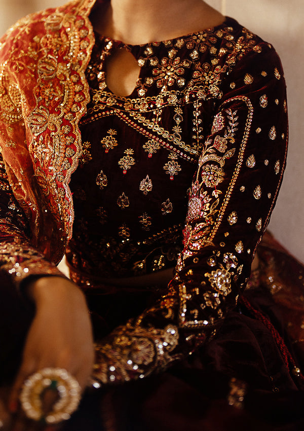 Aik Atelier | Dastoor Velvet 24 | DASTOOR - LOOK 06 - Ladies Clothes - Maria Faisal