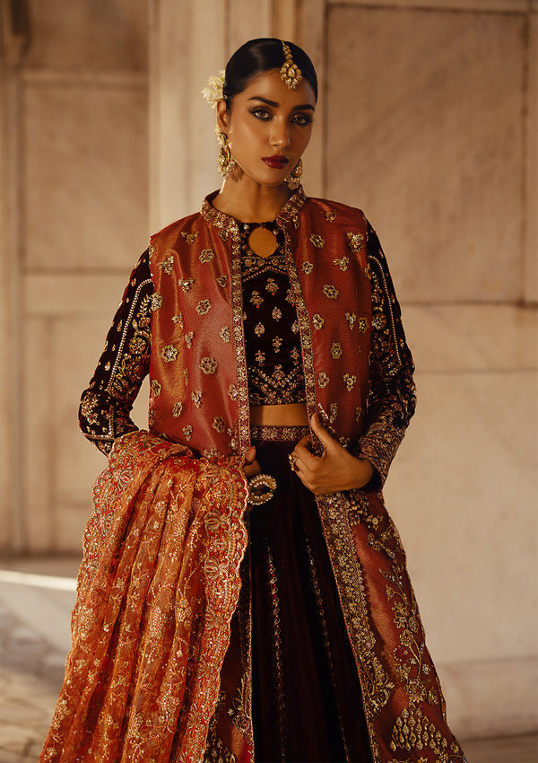 Aik Atelier | Dastoor Velvet 24 | DASTOOR - LOOK 06 - Ladies Clothes - Maria Faisal