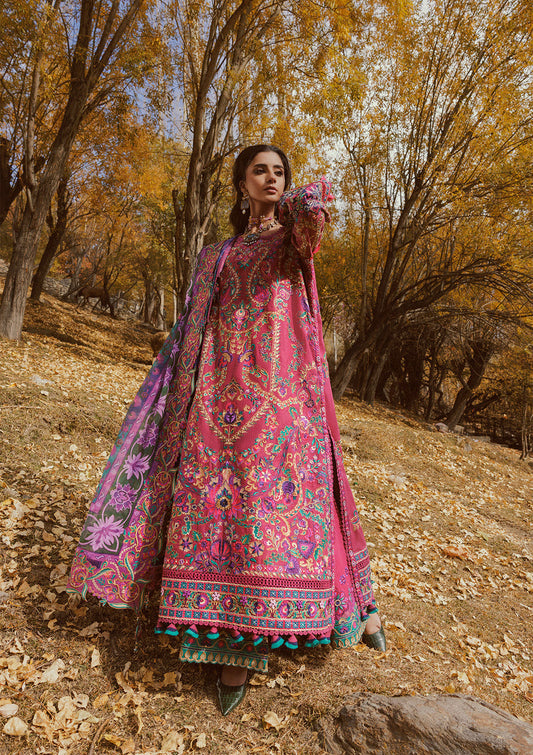 Aik Atelier | Lawn 26 | LOOK 09 - Dress - available at Maria Faisal in UK and USA.