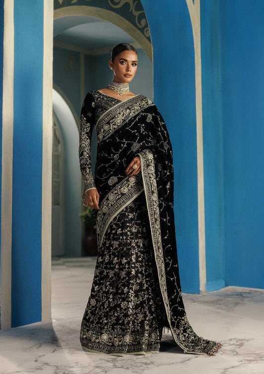Aik Atelier | Udaipur Velvet 25 |  LOOK 04 - Formal Wear - available at Maria Faisal in UK and USA