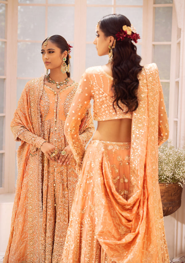 Aik Atelier | Wedding Festive 24 | LOOK 06 - Designer Dress with Intricate embroidery and embellishments. Shop elegent wedding dress at Maria Faisal.
