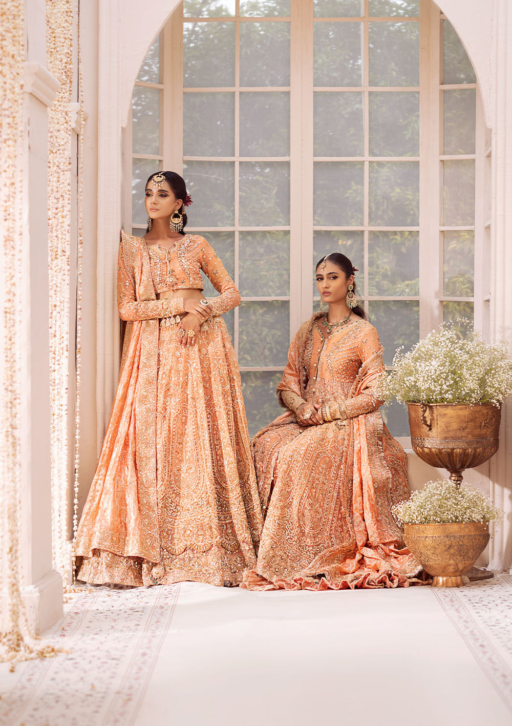 Aik Atelier | Wedding Festive 24 | LOOK 06 - Designer Dress with Intricate embroidery and embellishments. Shop elegent wedding dress at Maria Faisal.