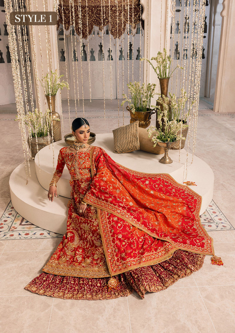 Aik Atelier | Wedding Festive 26 | LOOK 05 - Bridal Dress - available at Maria Faisal in UK and USA.