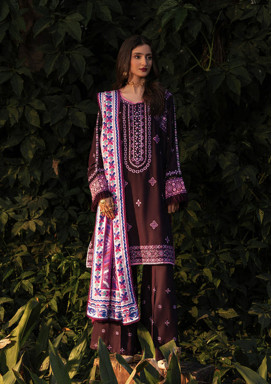 Aik Atelier | Roz Karandi 25 | LOOK 04 - Casual Dress - available at Maria Faisal in UK and USA.