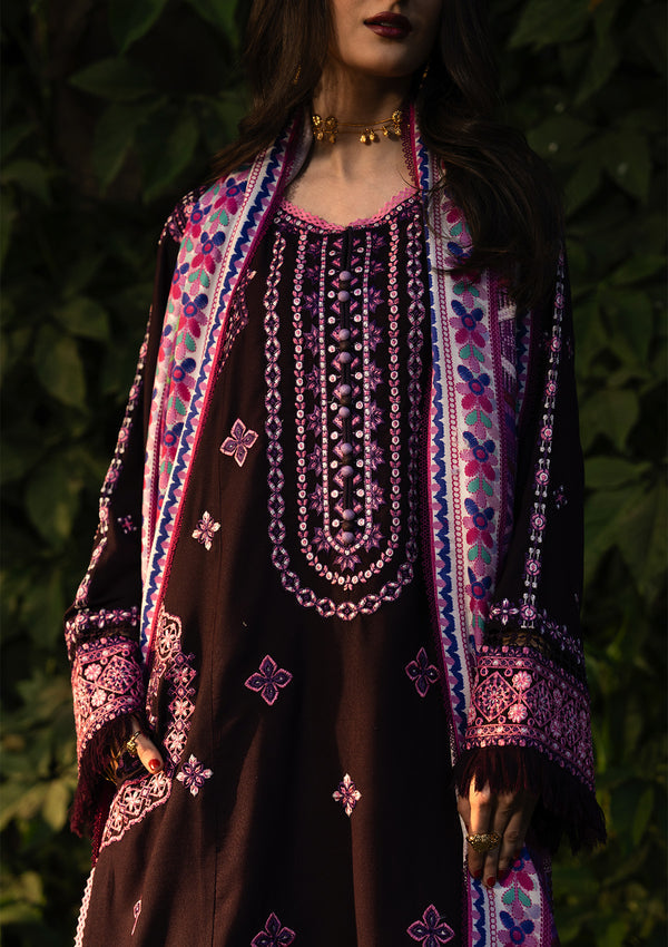 Aik Atelier | Roz Karandi 25 | LOOK 04 - Casual Dress - available at Maria Faisal in UK and USA.
