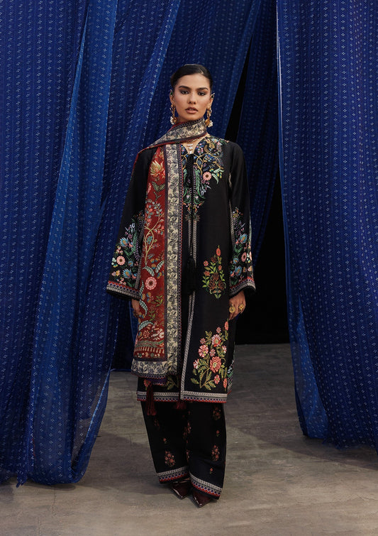 Aik Atelier | Roz Khaddar | AIK ROZ '25 D2 - LOOK 01 - Luxury Dress - available at Maria Faisal in UK and USA.