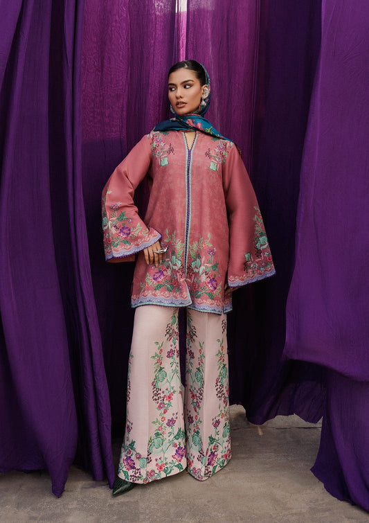 Aik Atelier | Roz Khaddar | AIK ROZ '25 D2 - LOOK 02 - Luxury Dress - available at Maria Faisal in UK and USA.