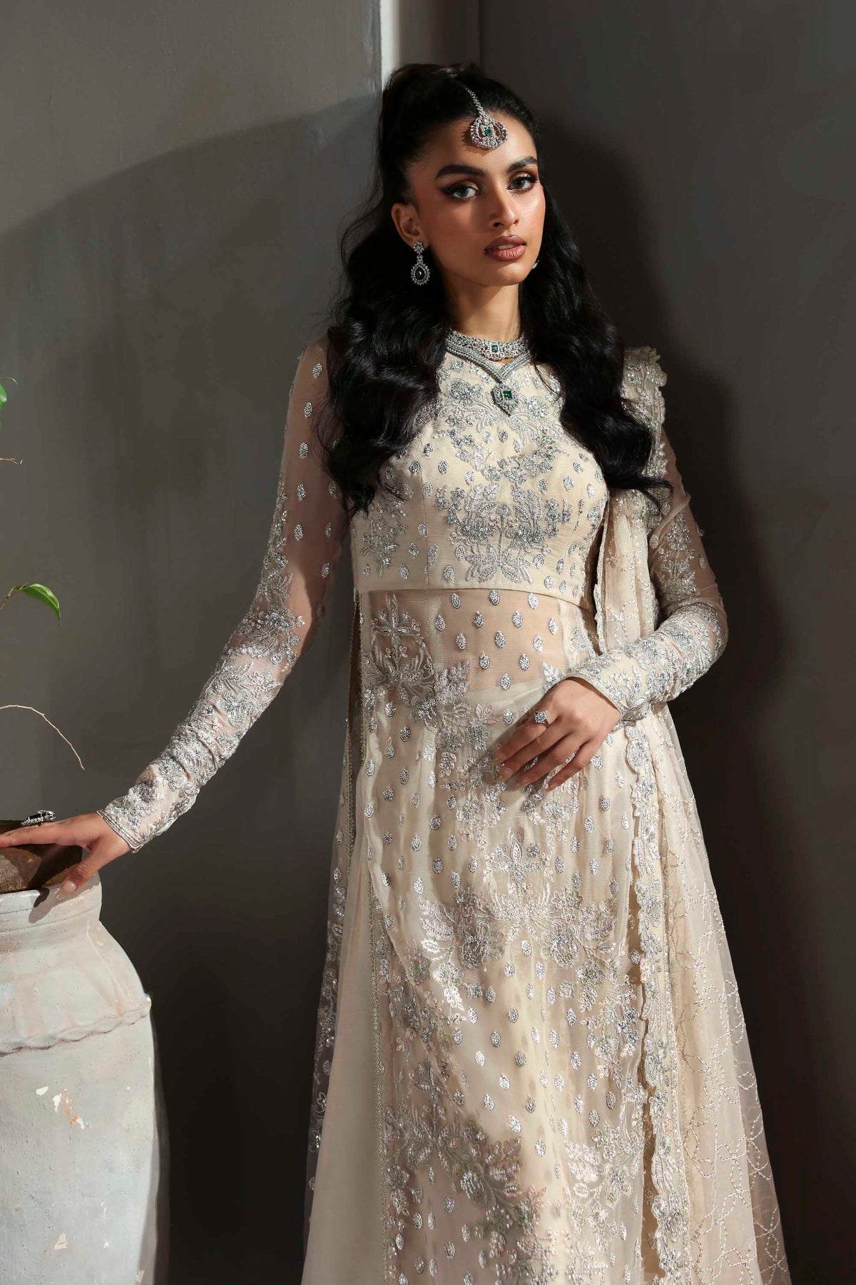 Akbar Aslam | Meeras Luxury Chiffon 25 | Sehrya - Formal Dress - available at Maria Faisal in UK and USA.