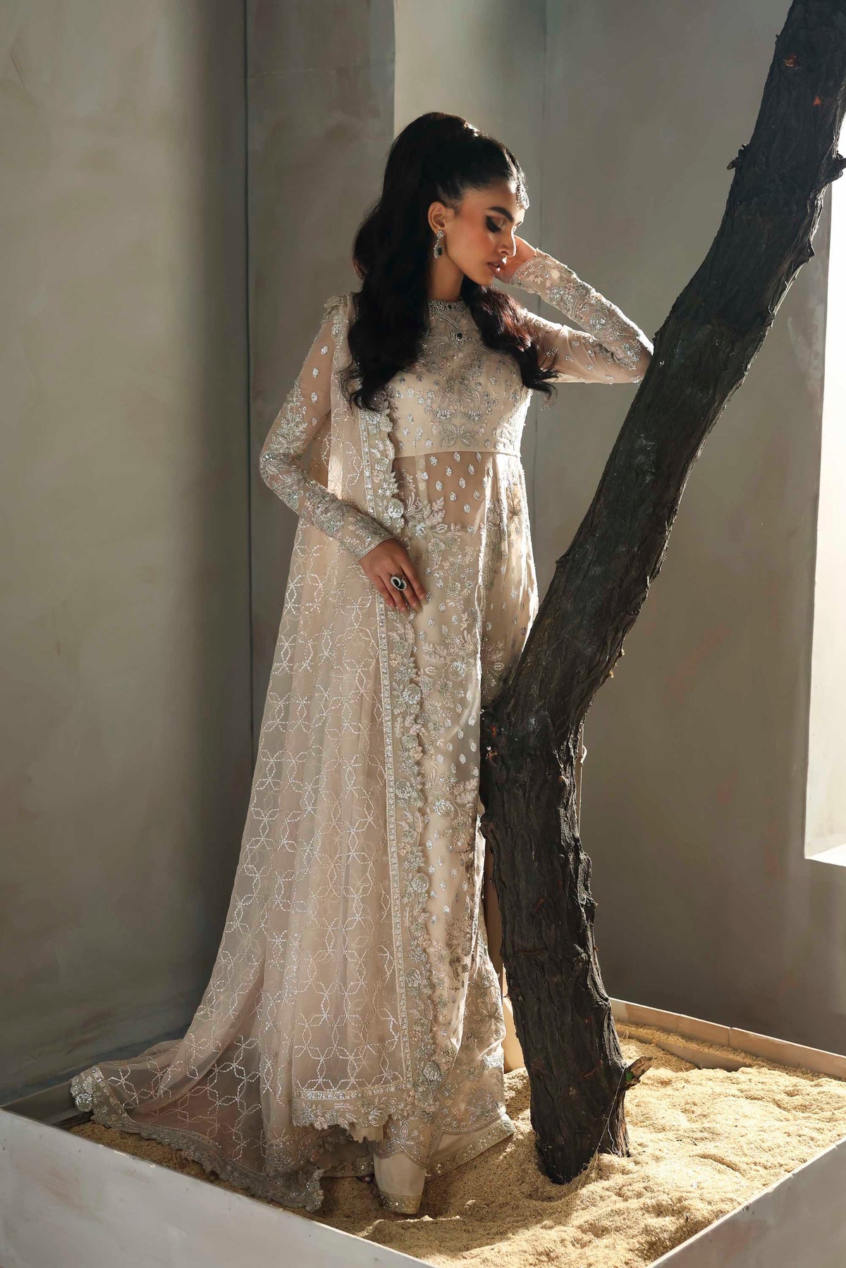 Akbar Aslam | Meeras Luxury Chiffon 25 | Sehrya - Formal Dress - available at Maria Faisal in UK and USA.
