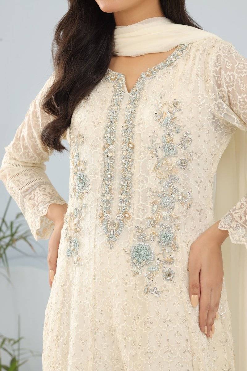 Panache | Pret | Alabaster Grace by Maria Faisal - Registered Vendor of : Panache By Mona - type : Ladies Clothes - 100% original wedding dresses