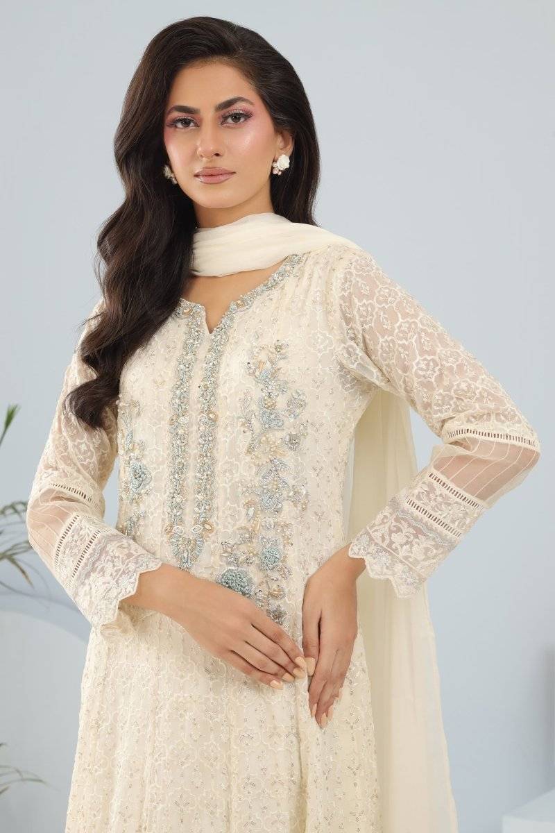 Panache | Pret | Alabaster Grace by Maria Faisal - Registered Vendor of : Panache By Mona - type : Ladies Clothes - 100% original wedding dresses