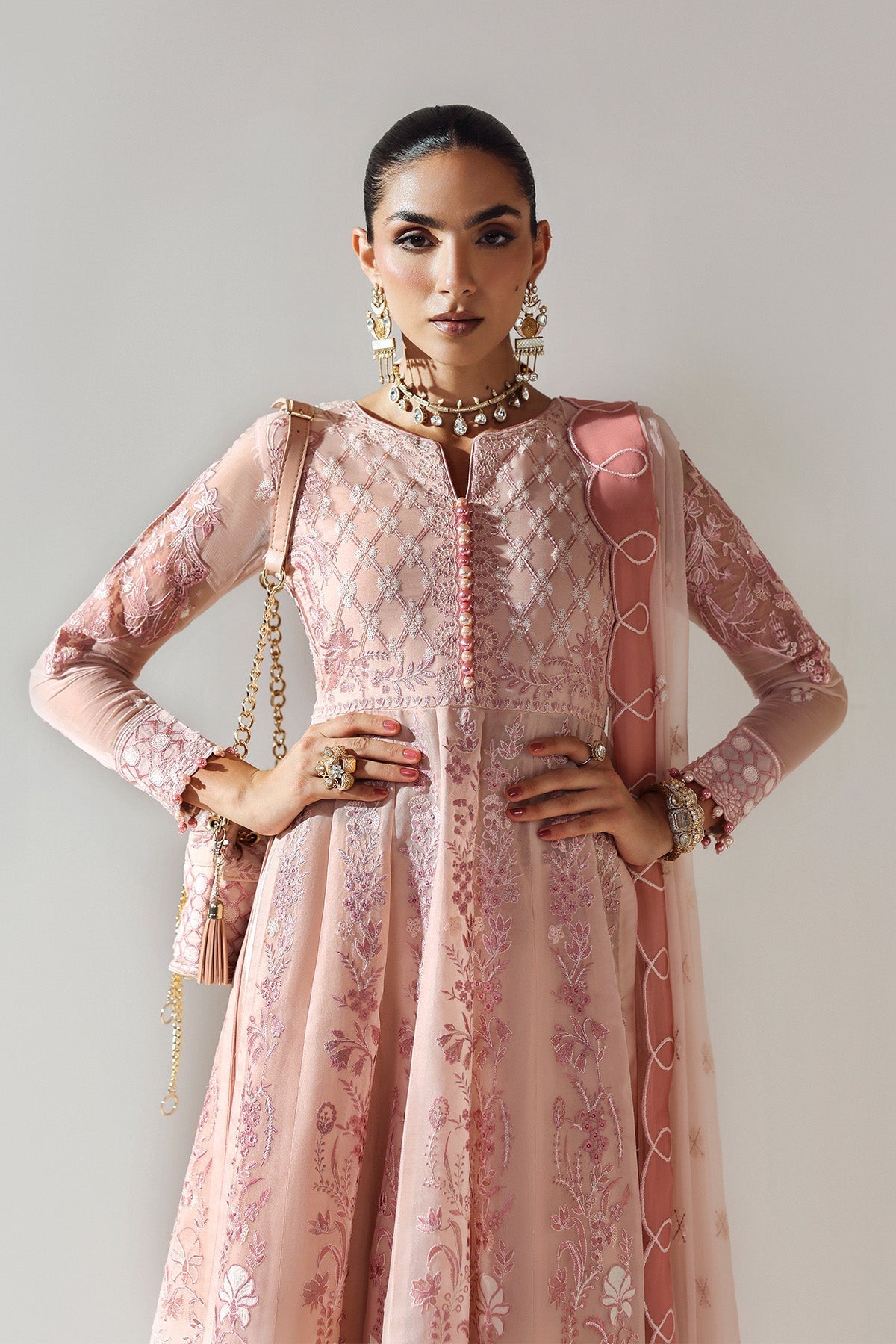 Alizeh | Aymal Luxury Bamber Chiffon | ILMAN - Formal Wear - available at Maria Faisal in UK and USA