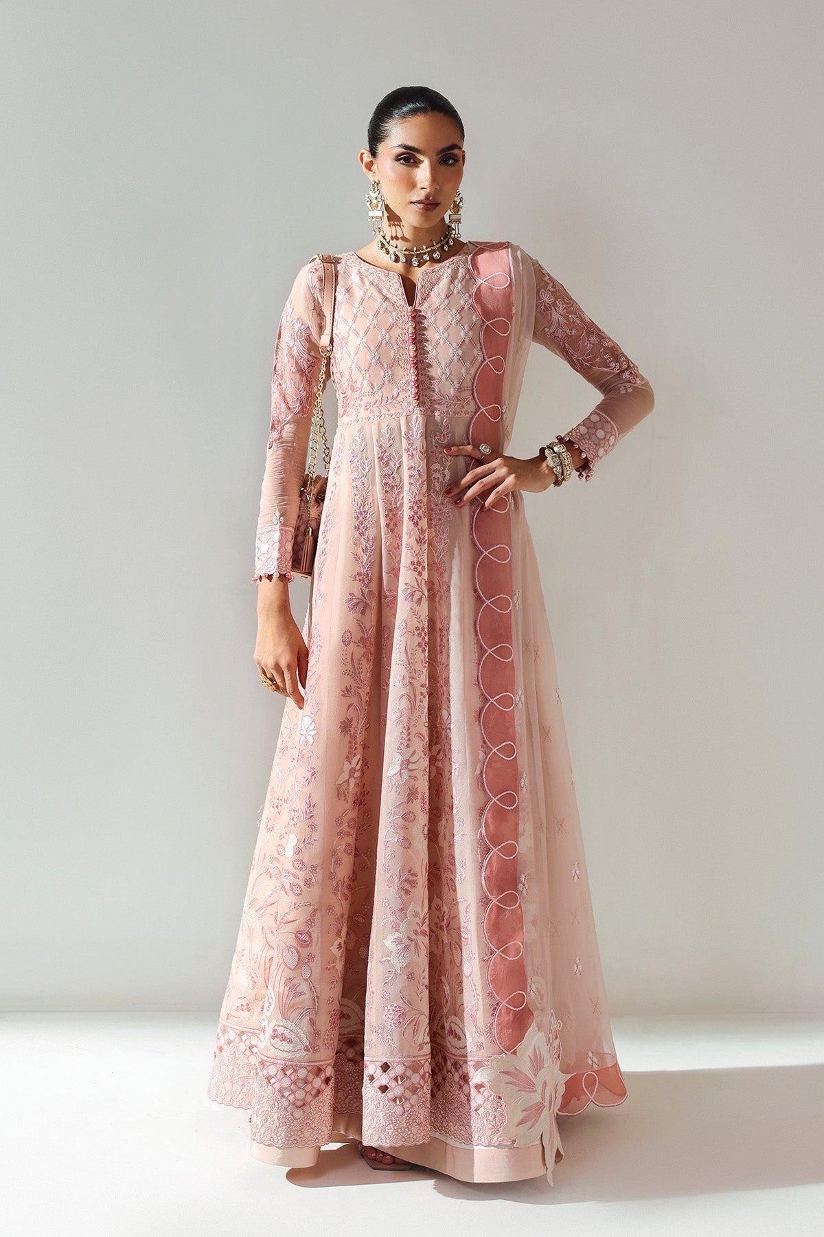 Alizeh | Aymal Luxury Bamber Chiffon | ILMAN - Formal Wear - available at Maria Faisal in UK and USA
