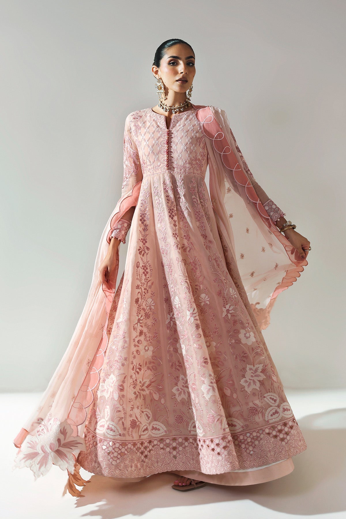 Alizeh | Aymal Luxury Bamber Chiffon | ILMAN - Formal Wear - available at Maria Faisal in UK and USA