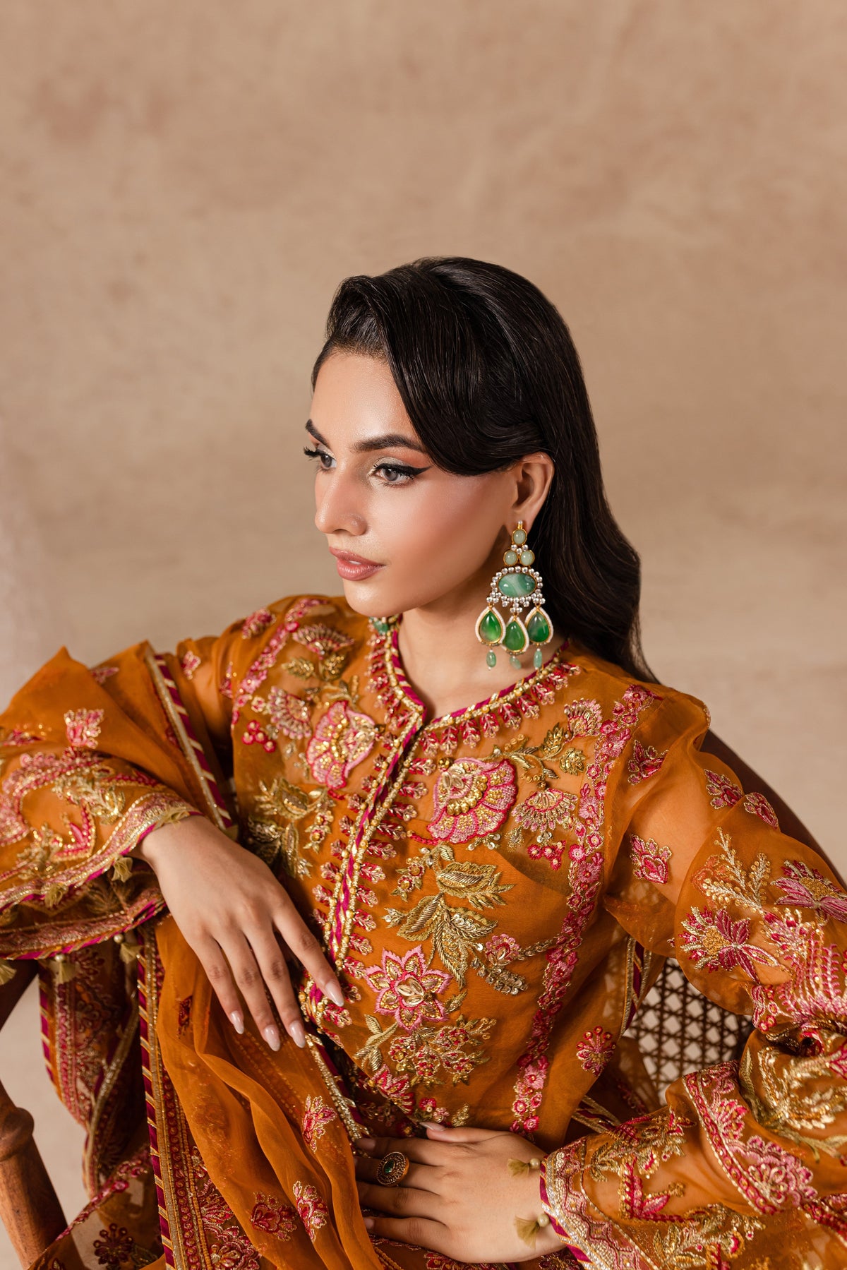 Imran Ramzan | Chèrie  | Amber Mist - Ladies Clothes 
