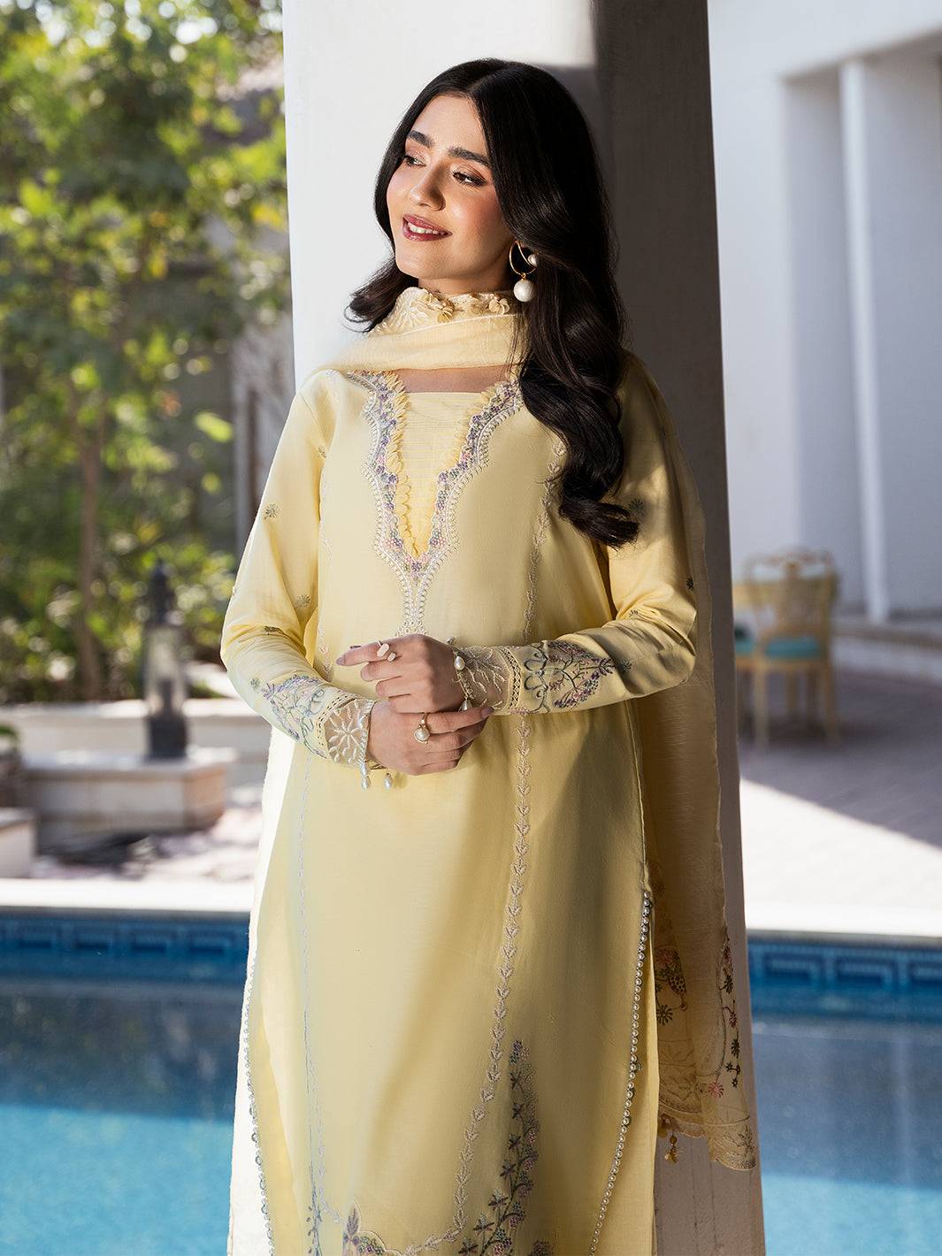Izel | Mahveen Festive Lawn 25 | AMEL by Maria Faisal - Registered Vendor of : Izel - type : Ladies Clothes - 100% original wedding dresses