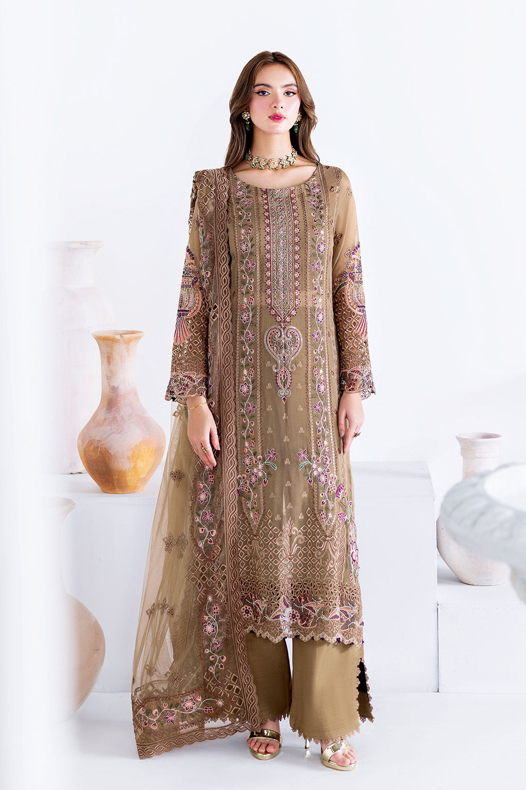 Ramsha | Arzoo Chiffon | U-210 - Ladies Clothes - Maria Faisal