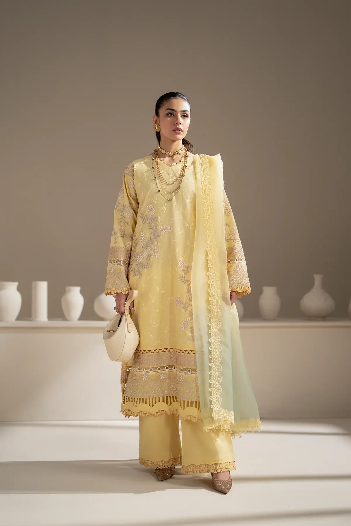 Azzal | Aghaaz Luxury Lawn | Sehar - Pakistani Dress 